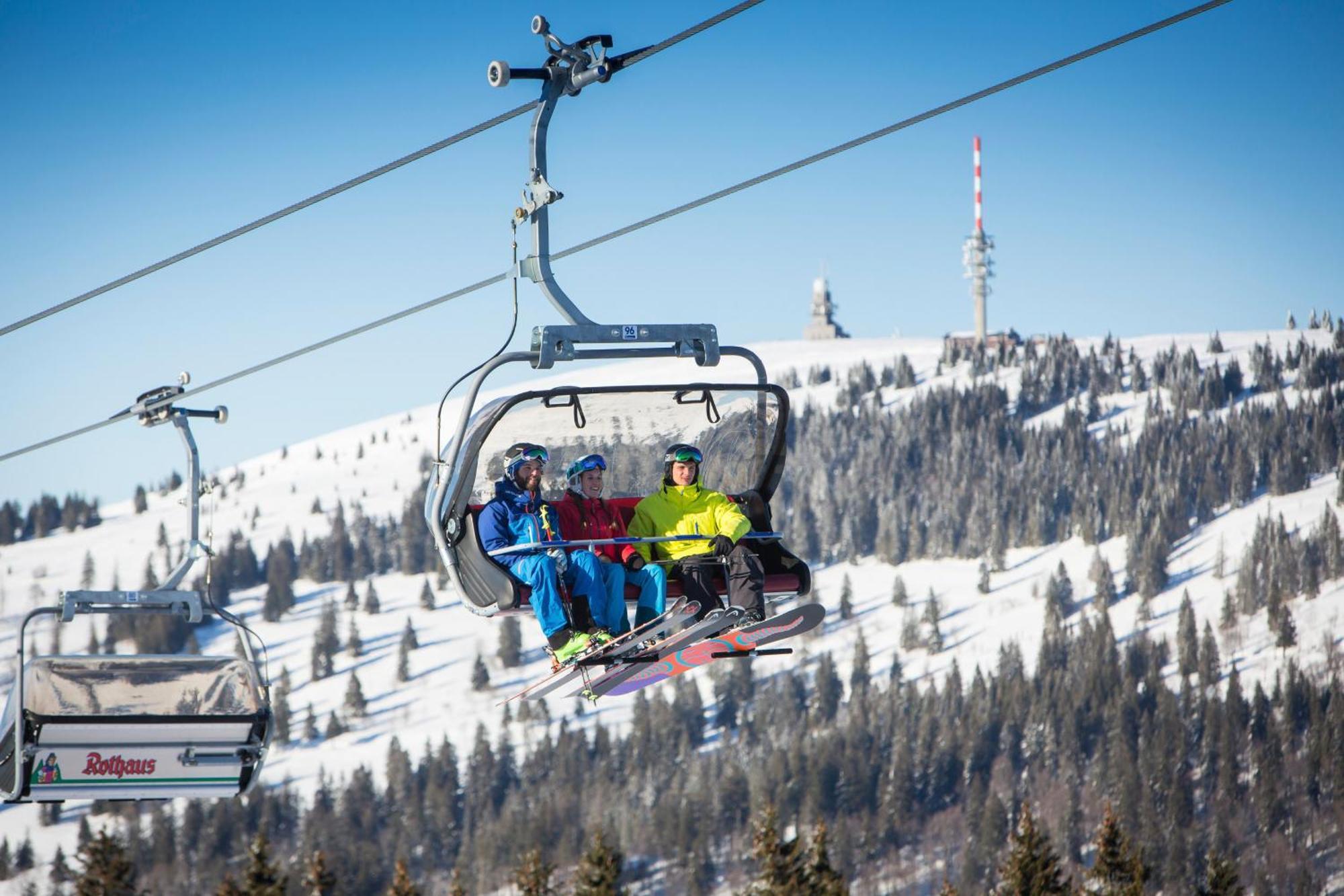 Ferienwohnung Seeblick Nr 2 5-Zimmerwohnung - Feldberg Baerental Rotwasser Eksteriør bilde